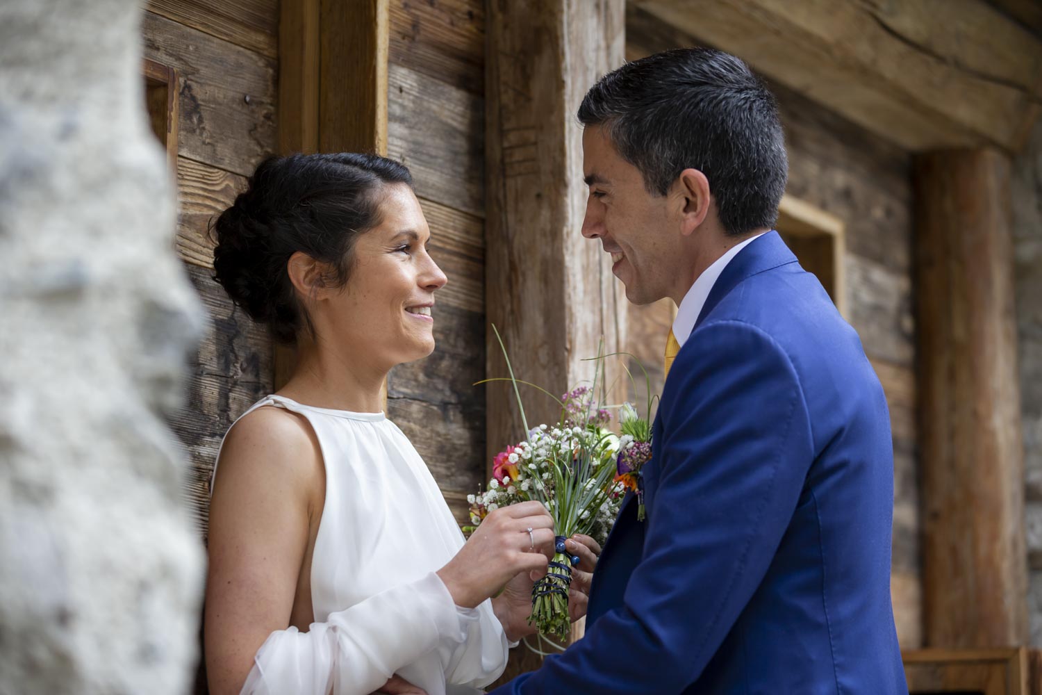 Wedding - Groom - Couple - Val d'Isère - Photos of Bridegroom - Wedding Pictures