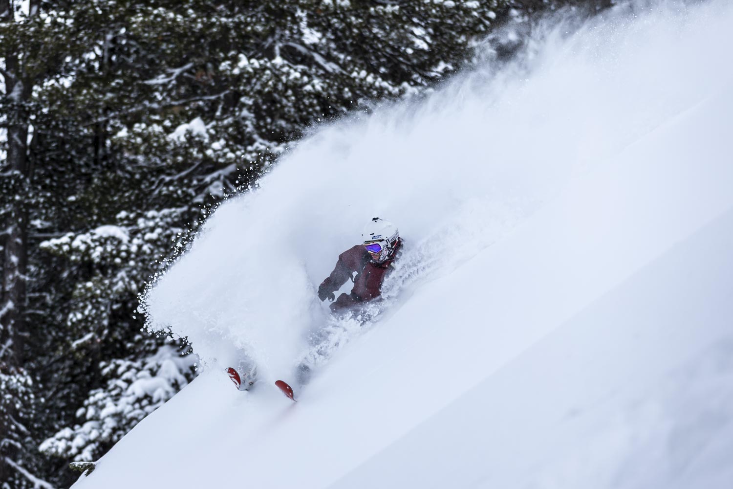 Powder turn - Cyril Trebuchet - Val d'Isère - Fresh Snow - Off Piste - Ski