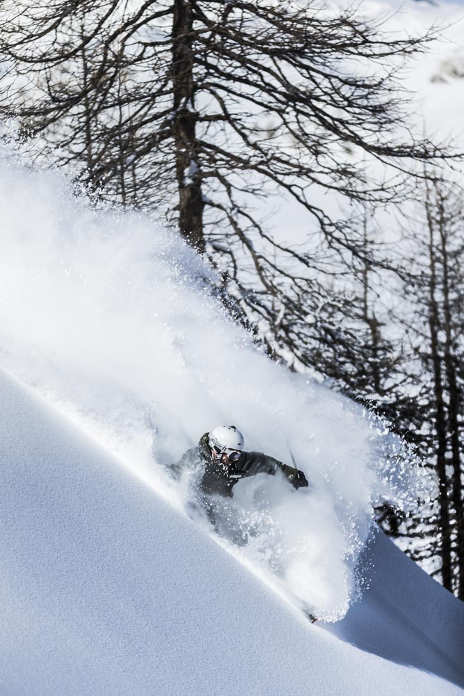 Powder turn - Cyril Trebuchet - Val d'Isère - Fresh Snow