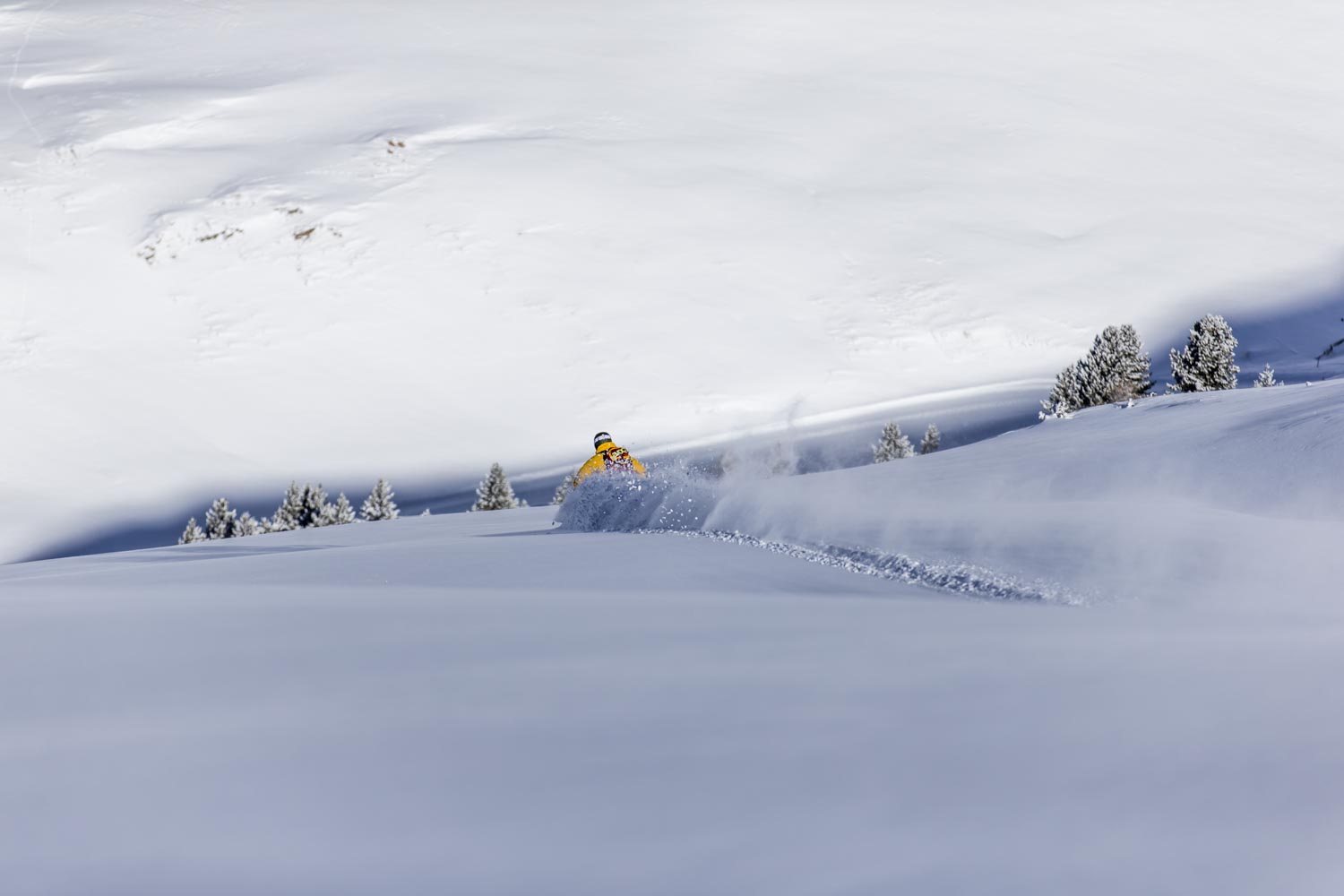 Clément Marque - Snowboard - Poudreuse - Grands Vallons - Val d'Isère - Hors Piste